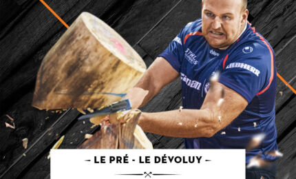 Affiche Stihl Timbersports Le Dévoluy